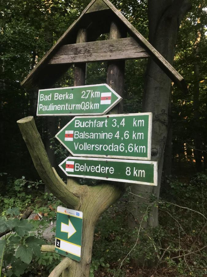 Ferienwohnung Morgensonne Am Kurpark Bad Berka - Parkplatz - Spielplatz - Wlan - 2 Schlafzimmer المظهر الخارجي الصورة
